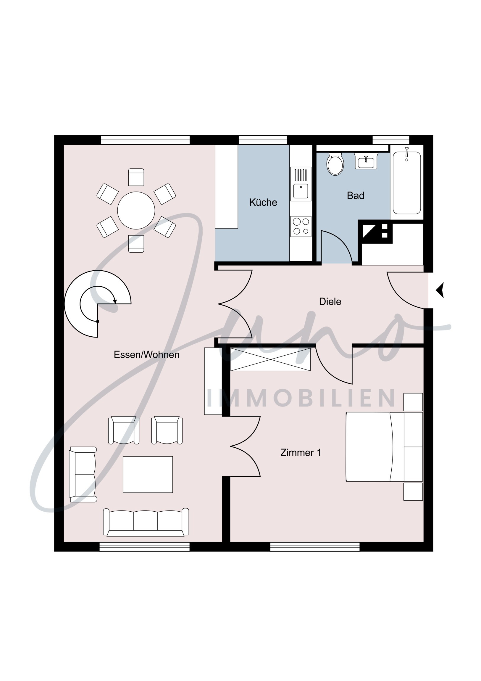 Grundriss Ebene 1