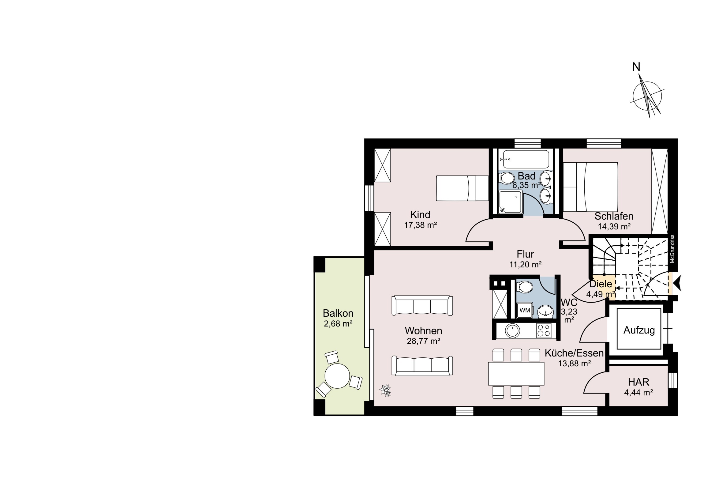 Erdgeschoss Whg. 4 Haus 2